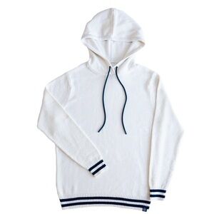 Long wharf supply co. Westerly Seawell White sweater hoodie size small